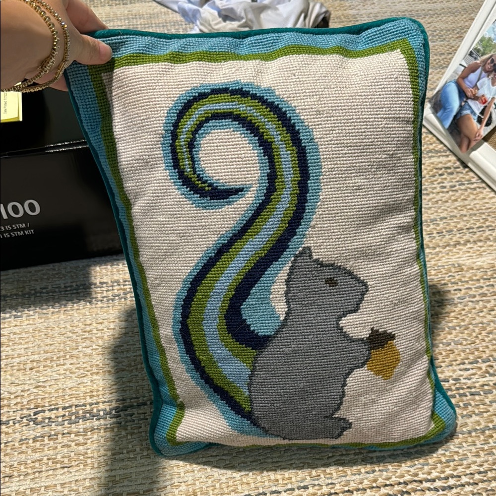 Jonathan Adler squirrel pillow